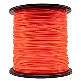 KAKO 095 Trimmer Line Heavy Duty Commercial Grade Round 0.095 Inch String Trimmer Line,Weed Eater String .095Inch-780Ft-3Lb Fits Most of String Trimmer(Orange)