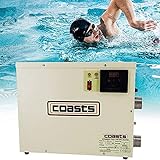 CMQ 30000 Btu/Hr Upgrade Portable SPA Water Bath Heater Thermostat Electric Pool Water Heater for Above Ground Inground Pool Hot Tub, Swimming Pool Thermostat Heater Pump