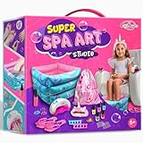 Combaybe Kids Spa Kit for Girls Toy - Nail Polish Set for Girls Gifts 7-12 - Foot Spa Day Girl Stuff for Manicures Pedicure - Nail Art Salon Kit Christmas Birthday Gift for 6 7 8 9 10-12 Years Old