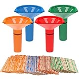 Coin Storage & Sorter Tubes 4 Color – Coded Coin Counters Tubes and Assorted Coin Wrappers