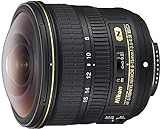 Nikon AF-S FISHEYE NIKKOR 8-15mm f/3.5-4.5E ED F/4.5-29 Fixed Zoom Camera Lens, Black