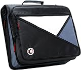 Case-it The Universal 2-inch 3-Ring Zipper Binder - Holds 13 inch Laptop - 400 Page Capacity - [Black] LT-007