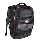 Klein Tools 55439BPTB Klein Tools 55439BPTB Laptop Backpack / Tool Bag, Water Resistant Technician Backpack, Padded for 3-Inch Thick Laptop or Tablet, 25 Pockets