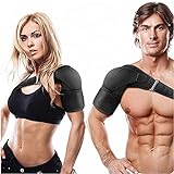 Shoulder Brace for Men and Women for Both Left and Right Arm | Pain Relief Support Compression Torn AC Joint Tendonitis Bursitis Stability Strap Dislocated Subluxation Stabilizer Tendinitis