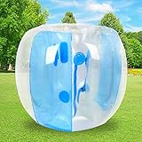 Wodesid Bumper Bubble Soccer Balls for Kids/Teens/Adults Inflatable Bumper Ball Zorb Sumo Football Giant Human Hamster Body Zorbing Ball for Schools, Parks Outdoor Team Gaming Play (1PC (4FT/1.2M))