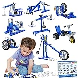 Mechanical Building Toys for Boys Age 8-12, 50 STEM Projects for Kids Ages 8-12 with 325 PCS Building Blocks, STEM Toys for 6 7 8 9 10 Year Old Boys, Science Kit Birthday Xmas Gifts for Kids 6+