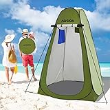AOSION-Camping Shower Tent Pop Up Changing Tent Portable Shower for Camping Extra Tall Privacy Tent Outdoor Portable Dressing Room with Carrying Bag Bath Bag for Camping,Hiking.(Green)