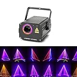 1900 Patterns Laser DJ Disco Light,Sumger DMX Sound Activated Stage Lights-RGB Scanner Beam Effect Projector Show Party Lighting with Remote Control for Christmas Halloween Karaoke Bar Dance Wedding