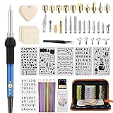 Wood Burning Kit for Adults: Wood Burner with Adjustable Temperature - Professional Wood Burning Tool for Beginners Kids Soldering Embossing Carving DIY Crafts Woodburning