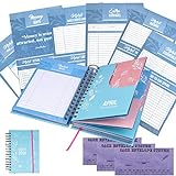 Budget Planner & Monthly Bill Organizer Book - (Non-Dated) Budget Book and Expense Tracker Notebook– Financial Planner Bundled with Cash Envelopes – Budget Journal with Pockets for Money