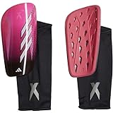 adidas Unisex-Adult X League Shin Guards, Team Shock Pink/Zero Metallic/Black, Medium