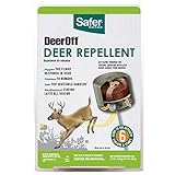 Safer 5962 Deer-Off Deer Repellent Stations - 6 Waterproof Deer Repelling Stakes for Gardens and Lawns - All Season Protection