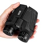 occer 12x25 Compact Binoculars with Clear Low Light Vision, Large Eyepiece Waterproof Binocular for Adults Kids,High Power Easy Focus Binoculars for Bird Watching,Outdoor Hunting,Travel,Sightseeing