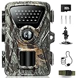 MAXDONE Trail Camera Hunting Camera Game - 1520P 28MP Trail Camera with Night Vision Motion Activated Waterproof IP66 Trail Cam 0.2s Trigger Time with 850nm Game Cameras and 2” LCD Wildlife Camera