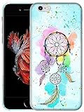 Glisten - iPhone 6 Case, iPhone 6s Case - Watercolour Dream Catcher Design Printed Cute, Slim & Sleek Plastic Hard Snap on Protective Designer Back Phone Case/Cover for iPhone 6 / iPhone 6s