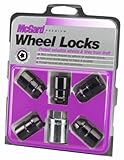 McGard 24548 Black Cone Seat Wheel Locks(1/2'-20 Thread Size) - Set of 5