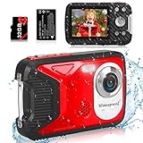 Waterproof Digital Camera HD 1080P 36MP Compact Digital Camera for Kids with 32GB Card Point and Shoot Camera Portable Camera for Teens Students Boys Girls Seniors