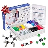 OLD NOBBY Organic Chemistry Model Kit - Molecular Model Student or Teacher Pack with Atoms, Bonds and Instructional Guide (239-Piece Kit)