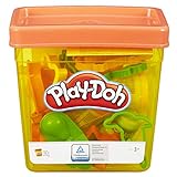 Play-Doh Fun Tub Playset, Great First Play-Doh Toy for Kids 3 Years and Up with Storage, 18 Tools, 5 Non-Toxic Colors (Amazon Exclusive)