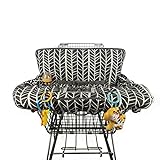 Shopping Cart Cover for Baby boy Girl, Multi-in-1 Cart Covers for Babies, Soft Padded Infant High Chair Cover, Machine Washable, Grocery cart seat Cushion Cover
