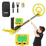 EENOUR Metal Detector for Kids Ages 8-12- 7.5 Inch Waterproof Kid Metal Detectors with 3 Modes, Adjustable Lightweight Gold Detector for Junior & Youth Treasure Hunting with High Accuracy