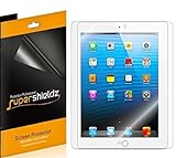 Supershieldz (3 Pack) Designed for Apple iPad 4, 3 and 2 Generation Screen Protector, High Definition Clear Shield (PET)