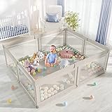 Baby Playpen, Playpen for Babies (71x59x27inch), Kids Safe Play Center for Babies and Toddlers, Extra Large Playpen, Baby Playpen Fence Gives Mommy a Break