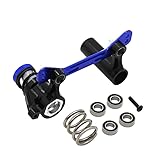 ZHIPAIJI for TRAXXAS Sledge 1/8 Part, for TRAXXAS Sledge 1/8 RC Truck Aluminum Steering bellcranks with Ball Bearings Replacement for TRAXXAS Sledge 1/8 RC Car Accessories