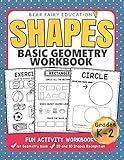 Shapes Basic Geometry Workbook Grades K-2 (Education Workbook)