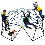 SMkidsport 10 FT Metal Climbing Dome for Kids 3-12, Anti-Rust and UV-Resistant Dome Climber with 1000LBS Load Capacity, Suitable for Outdoor Garden, Park, Grass, Backyard