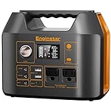 Portable Power Station EnginStar 300W Solar Generator 110V 296Wh Power Bank Two Pure Sine Wave AC Outlet 80000mAh Lithium Battery Pack for Camping Outdoors Trip RV Hunting Vans Emergency Backup