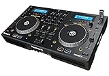Numark Mixdeck Express | 2-Channel DJ Controller / Standalone Media Player with CD / CD MP3 and USB Playback, Dual Channel Mixer, Multi-Function Jog Wheels and Serato DJ Intro Included