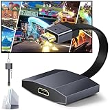 HDMI Upscaler- Auto Upgrader 1080P/2K to 4K TV Game PRO, Retro Video Game Console to 4K@60hz, Zero-Lag, Plug and Play, Elevate Gaming Graphics Instantly for Wii, Nintendo Switch,PS,Xbox