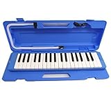 Woodnote Brand - Blue Color 37 Key Melodica and & Hard Shell Case