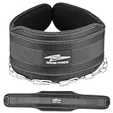 Zokani Dip Belt with Chain for Heavy Weightlifting Exercises,Squats, deadlifts, pull Up Weight Belt, Dipping Belt, Men and Women Training Strength Dip Weightlifting Belt Lift Weights Up to 2000lbs