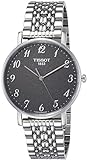 Tissot Men's Stainless Steel Quartz Watch with Stainless-Steel Strap, Grey, 18 (Model: T1094101107200)