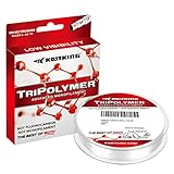 KastKing TriPolymer Advanced Monofilament Fishing Line,ICE Clear,8LB,300 Yds