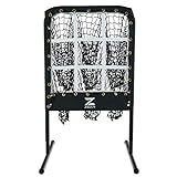 ZELUS Baseball Net with 9 Target Pockets, 2x2ft Pitching Net, Height Adjustable Softball Baseball Training Equipment for Hitting and Pitching Practice, Portable Pitcher Trainer Net with Strike Zone