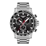 Tissot mens Supersport Chrono Stainless Steel Casual Watch Grey T1256171105100