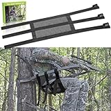 Huntury Tree Stand Seat Replacement for Hunting, Lightweight Mesh Replacement Seat for Ladder Stand, Easy Carry and Quick Drying, Universal Fit