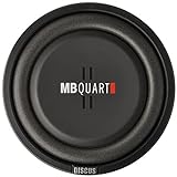 MB Quart DS1-254 Discus Shallow Mount Subwoofer (Black) – 10 Inch Subwoofer, 400 Watts, Car Audio, 2 Inch Voice Coils, UV Rubber Surround, Best in Sealed Enclosures