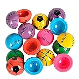 ArtCreativity 1.25 Inch Vinyl Sport Ball Poppers - Pack of 24 - Assorted Colors - Awesome Pop Up Toy - Ideal Impulse Item - Great Small Game Prize, Party Favor and Gift Idea for Boys and Girls Ages 3+