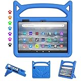 Fire 7 Tablet Case for Kids,Kindle Fire 7 Case,Amazon Fire 7 Tablet Case(12th Gen 2022 Release),Dinines Lightweight Shock Proof Protective Cover Case for All-New Amazon Kindle Fire 7 Tablet,Blue