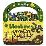 John Deere Kids Machines at Work: Explore Tractors, Vehicles, & Tools Around the Farm - Children's Lift-A-Flap Board Book (John Deere Kids; Flip-a-Flap Children's Interactive Take-Along Board Books)