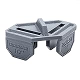 1/2'' Rockler Clamp It Clips (4 Pack, Dark Gray) - Corner Clamp It Clips Holds Panels at 900 Angle - Polypropylene Adjustable Angle Clamp Clips Won’t Mar the Surface - Clamp Clips