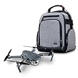 USA Gear Drone Backpack - Drone Case Compatible with DJI Mavic Pro 3, Spark Mini, Ryze Tello, Yuneec Breeze and More - Customizable Interior, Weather Resistant, Storage for Batteries and Accessories