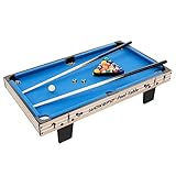 Table Top Mini Pool Table: 36' Portable Tabletop Pool Table Game Set, Small Pool Table for Kids & Cats, Includes Billiard Table, Balls, Cue Sticks, Chalk, Brush and Triangle