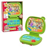 CoComelon Sing and Learn Laptop Toy for Kids, Lights, Sounds, and Music Encourages Letter, Number, Shape, and Animal Recognition, Kids Toys for Ages 18 Month, Green