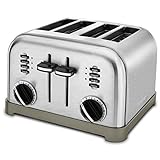 Cuisinart 4 Slice Toaster Oven, Brushed Stainless, CPT-180P1