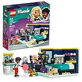 LEGO Friends Nova's Room Gaming Themed Bedroom Playset 41755, Collectible Toy with Zac Mini-Doll and Pickle The Dog, Small Gift Idea for Kids 6 and Up